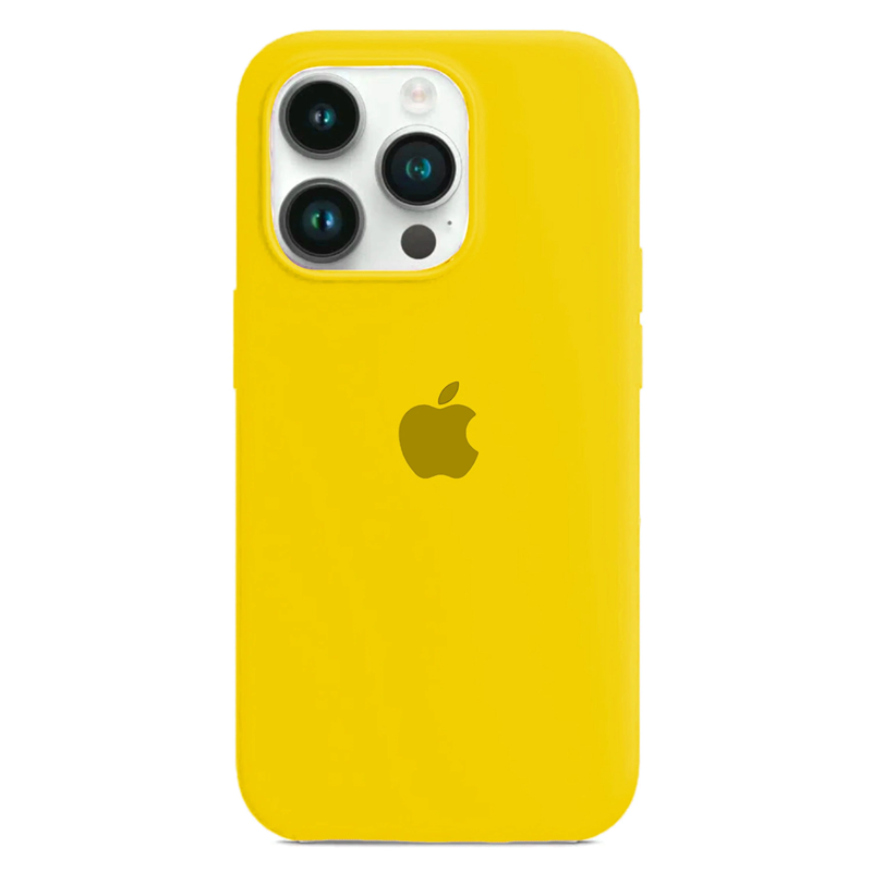 Husa Silicon pentru Apple iPhone 14 Pro - Yellow